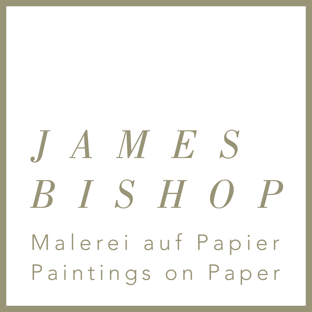 James Bishop Malerei auf Papier / Paintings on Paper