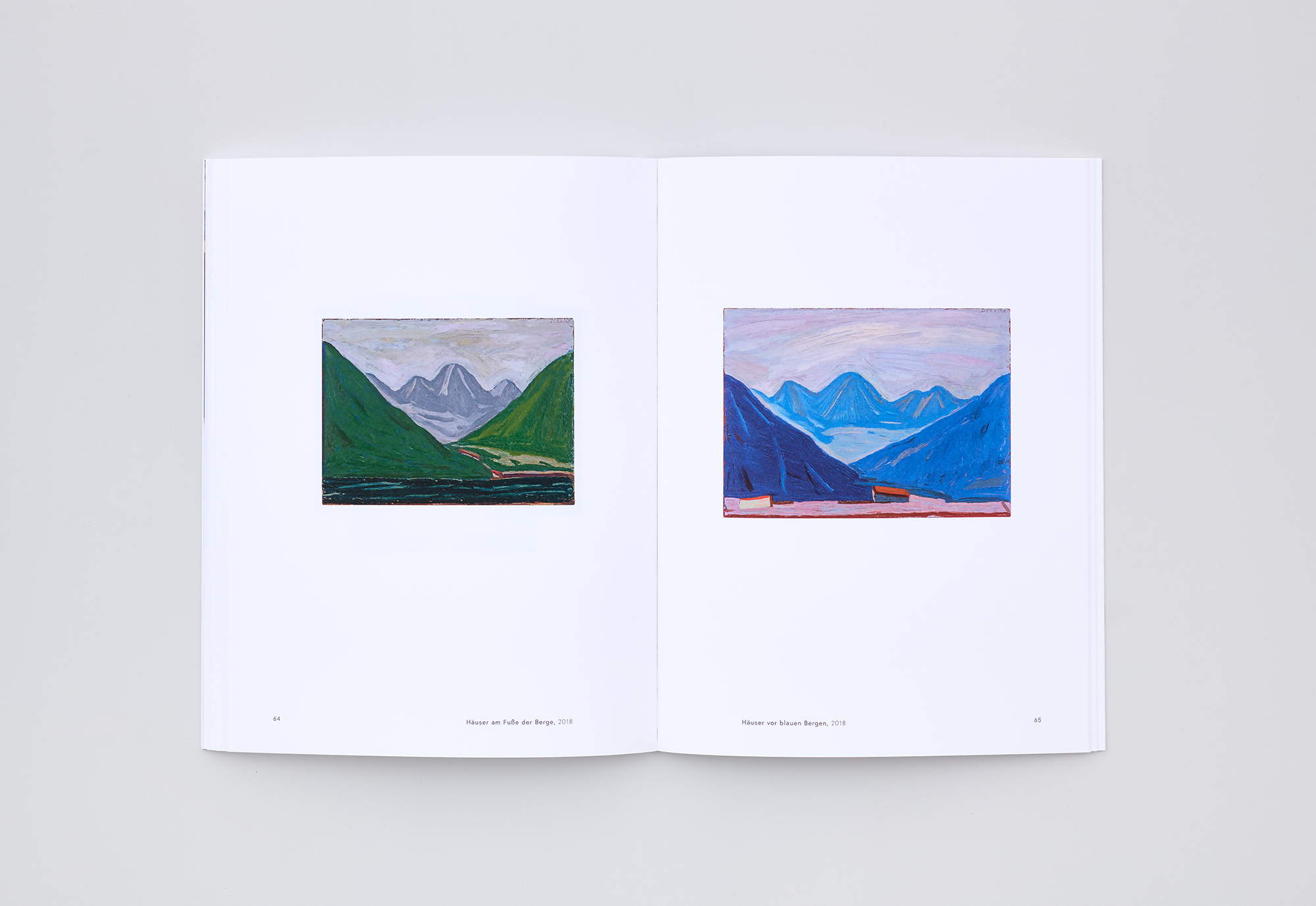 Christoph Drechsler Malerei 2011–2019 Doppelseite mit 2 Bildern