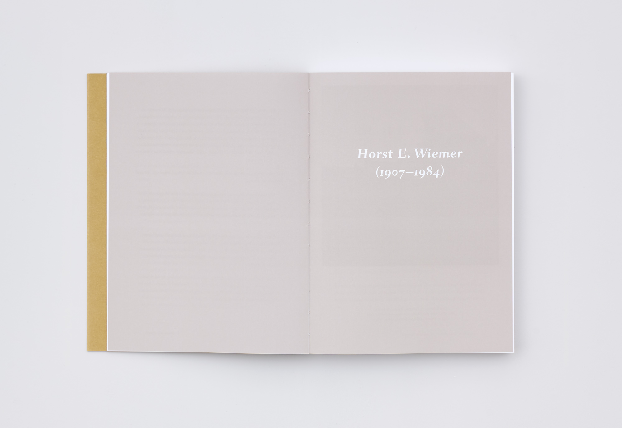 Spuren der Erinnerung Kapitel Horst Eduard Wiemer