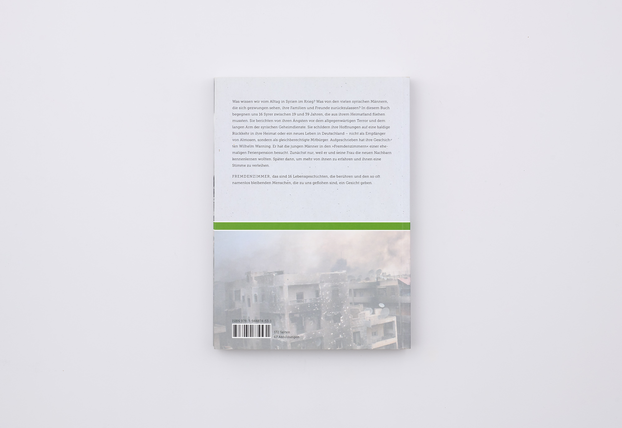 Fremdenzimmer 16 junge Männer aus Syrien und ihre Geschichten Cover hinten