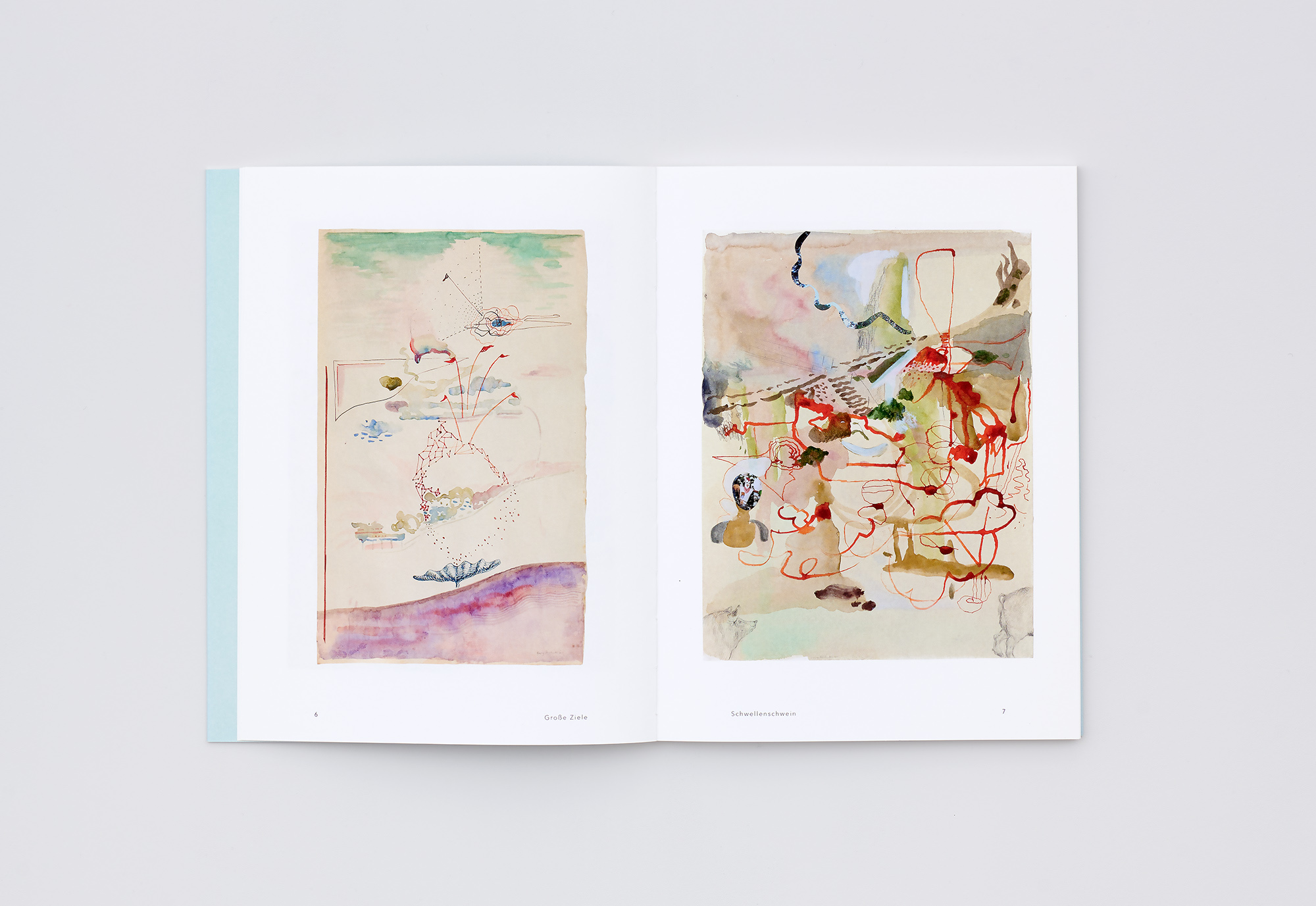 Georg Fuchsteiner Wasserfarben und Graphit