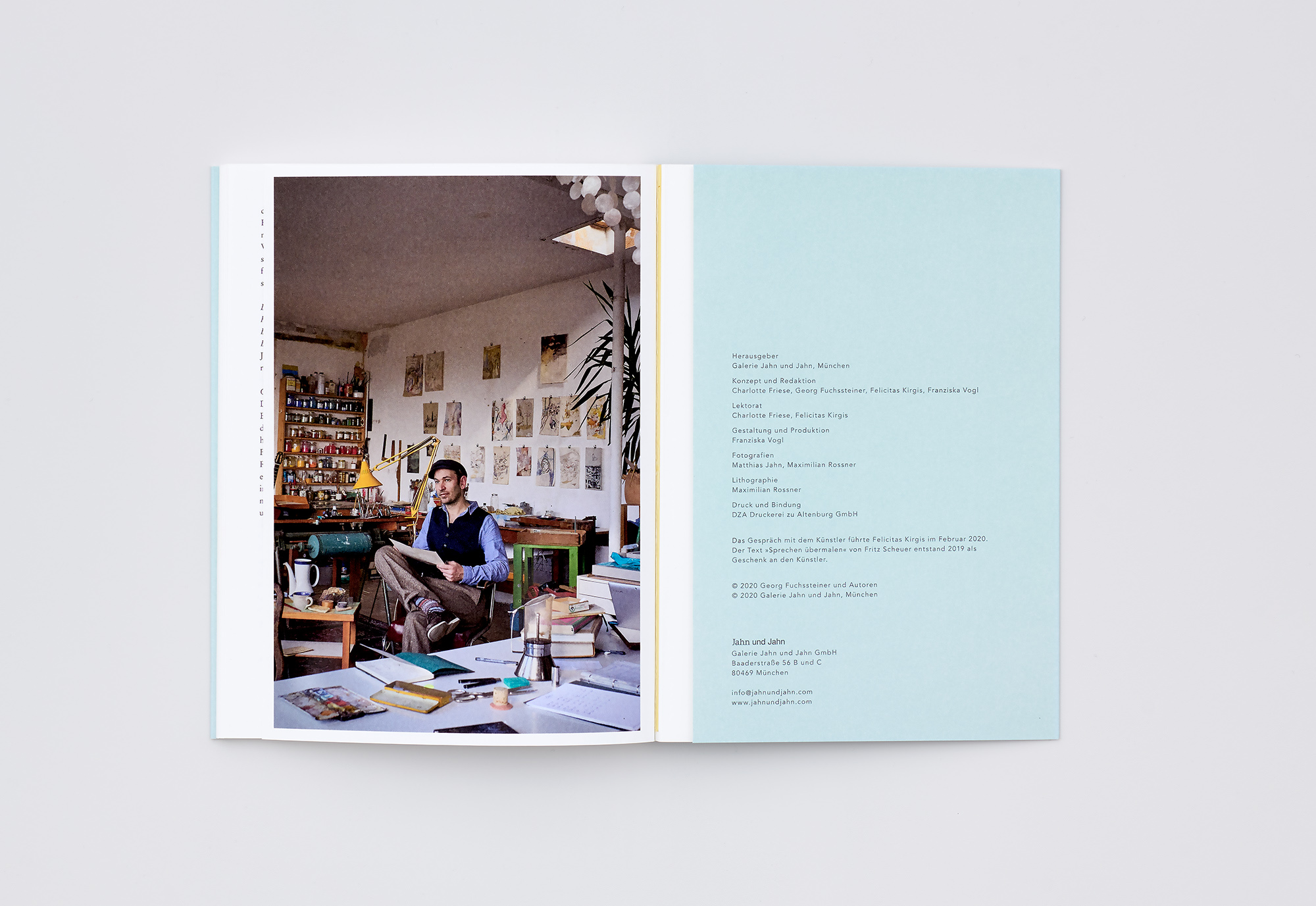 Georg Fuchsteiner Wasserfarben und Graphit