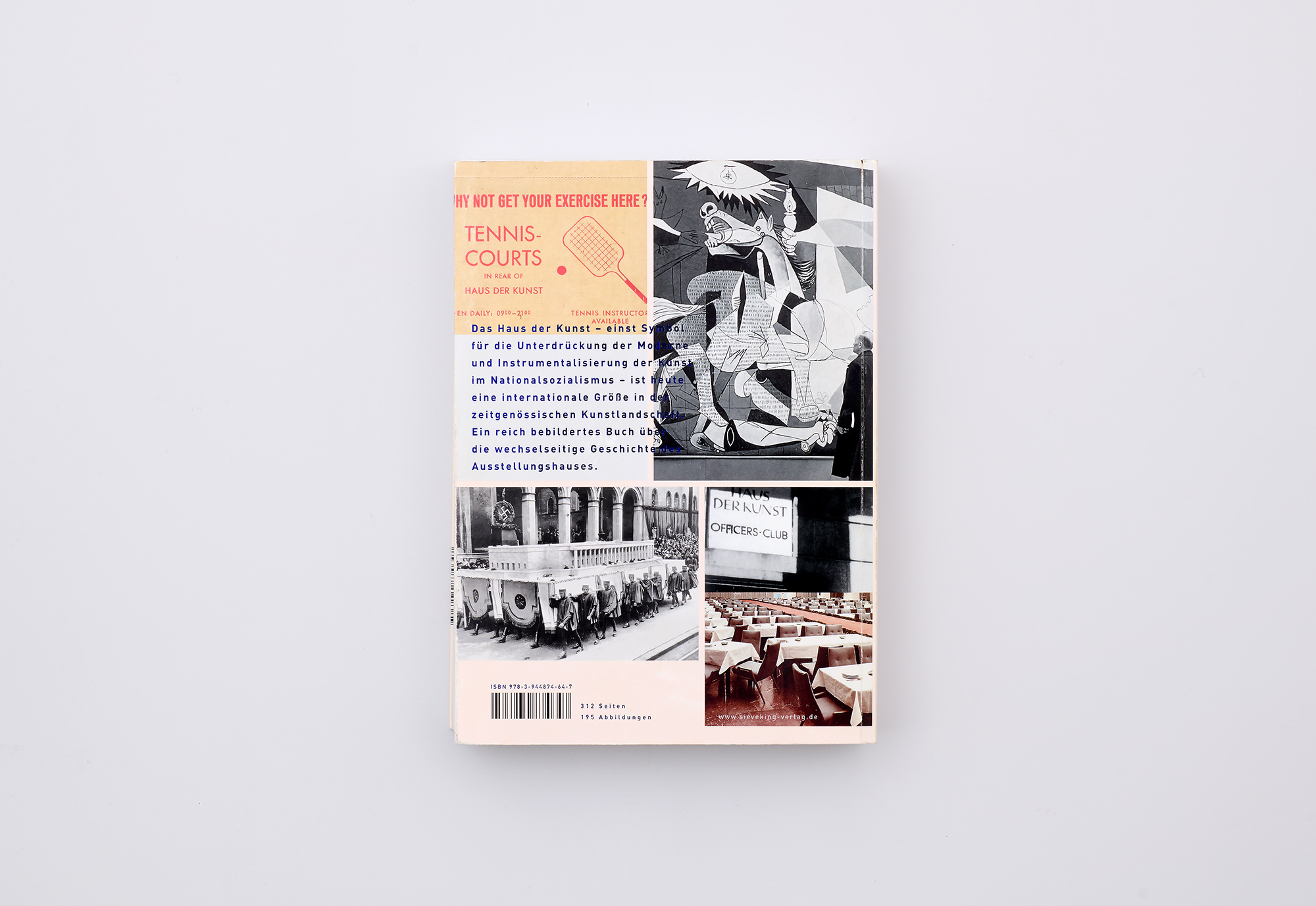 Geschichten im Konflikt Das Haus der Kunst und der ideologische Gebrauch von Kunst, 1937–1955 Cover hinten U2