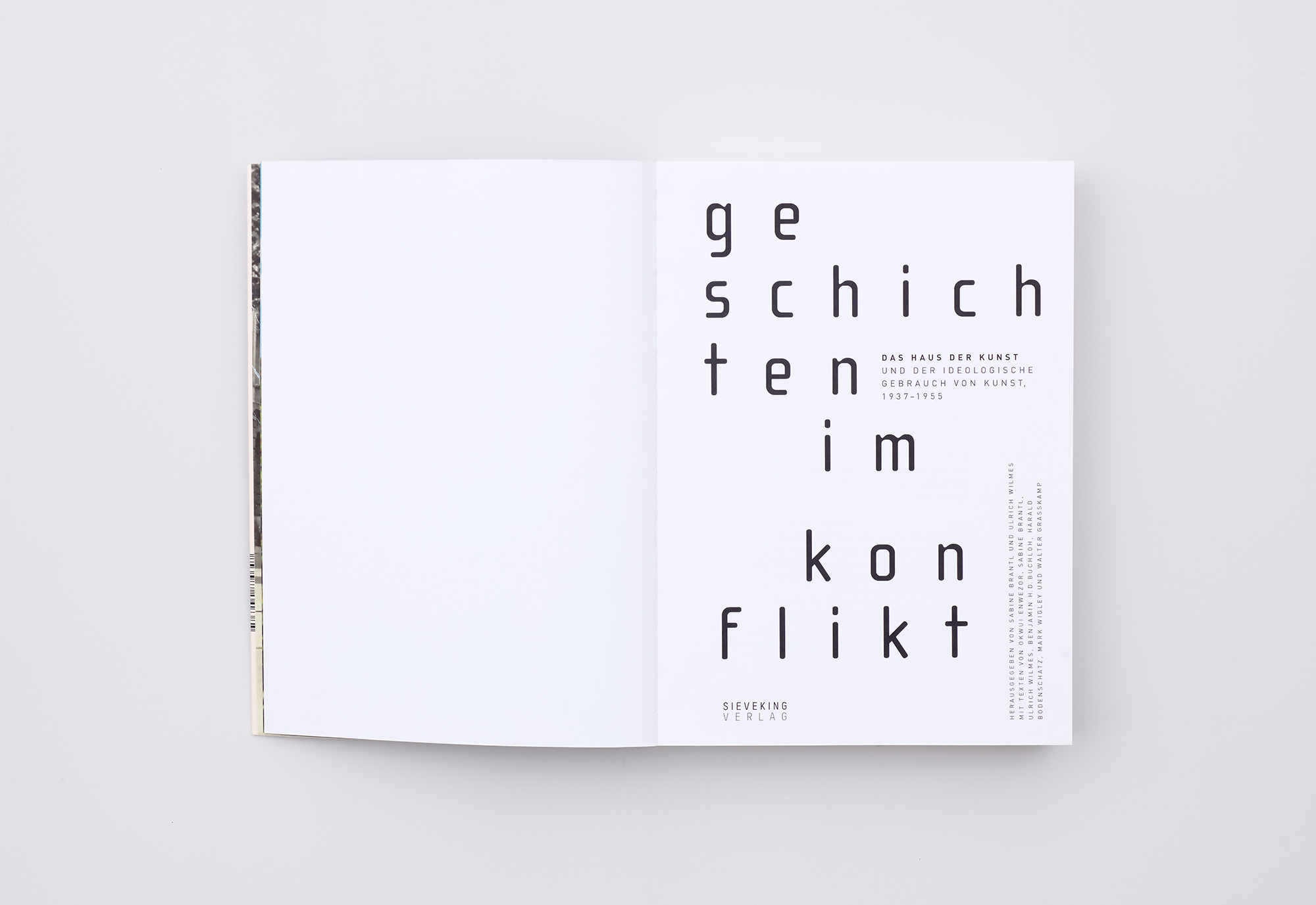 Geschichten im Konflikt Das Haus der Kunst und der ideologische Gebrauch von Kunst, 1937–1955 Titelei