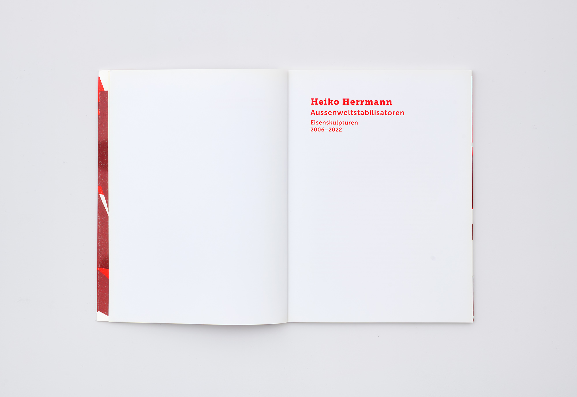 Heiko Herrmann Aussenweltstabilisatoren Eisenskulpturen 2006–2022 Titel