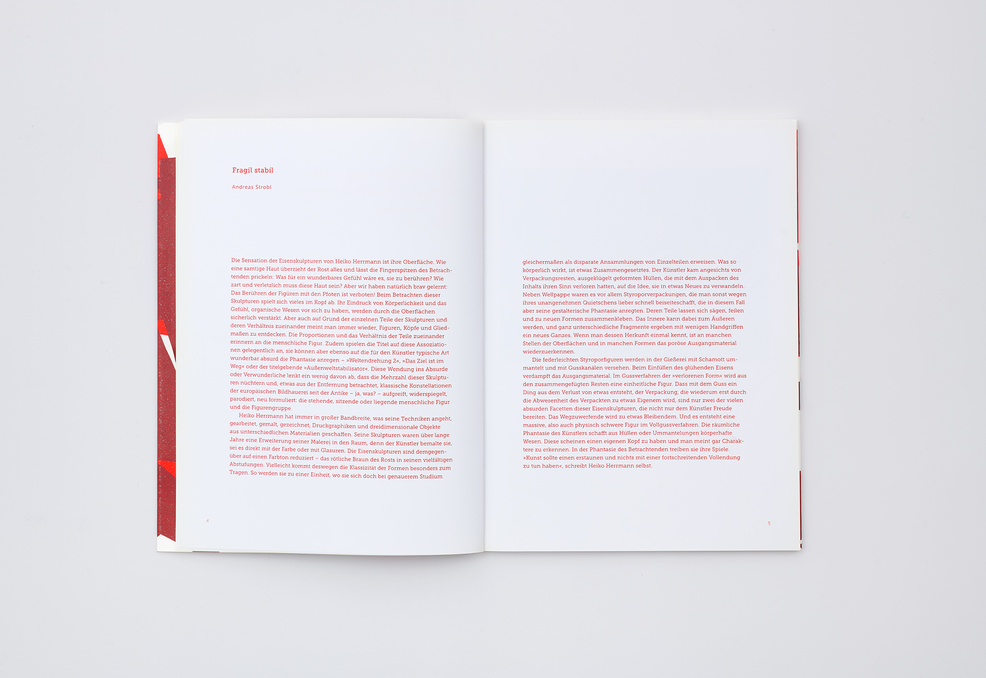 Heiko Herrmann Aussenweltstabilisatoren Eisenskulpturen 2006–2022 Text