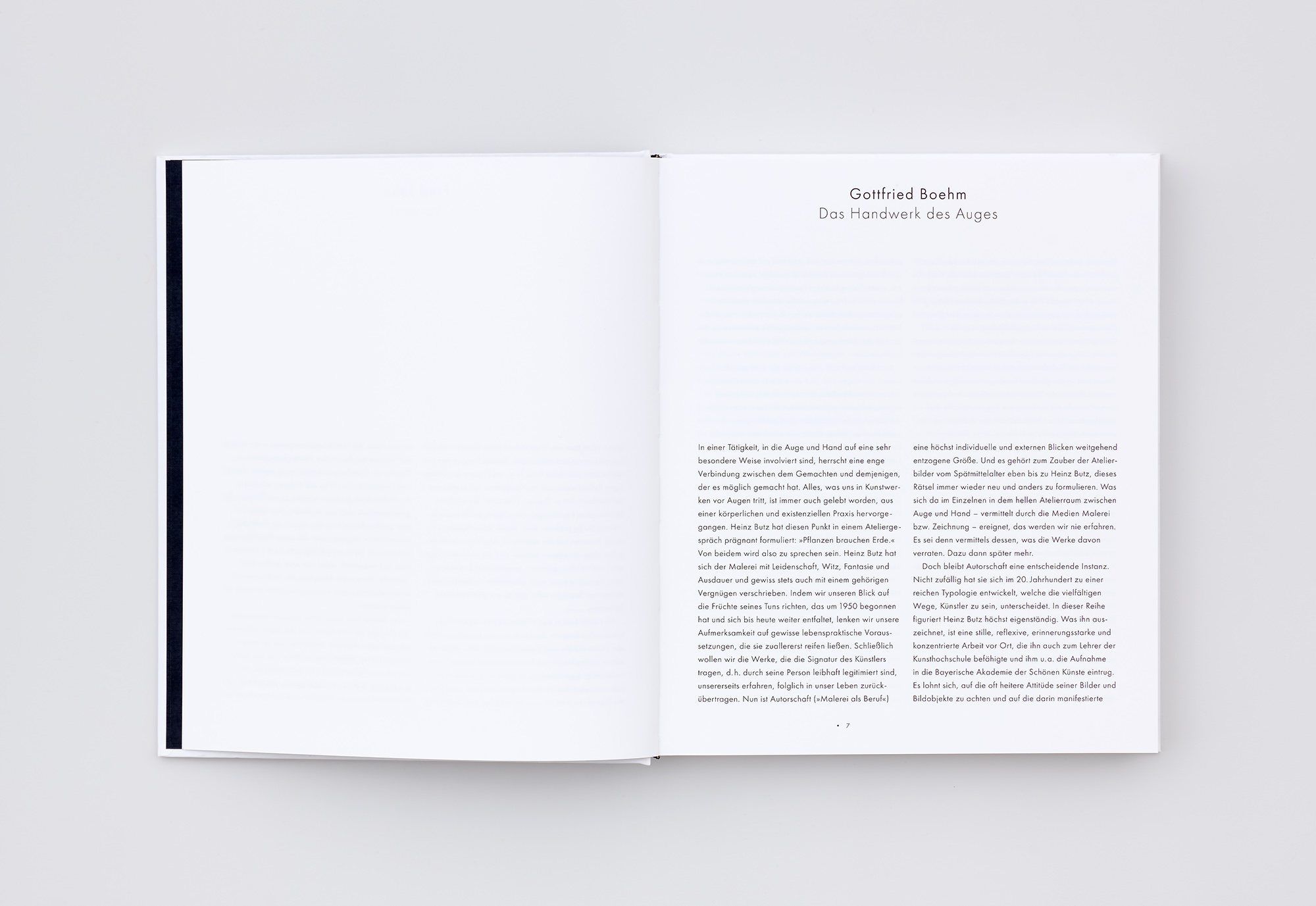 Heinz Butz Malerie 1949–2018 Text