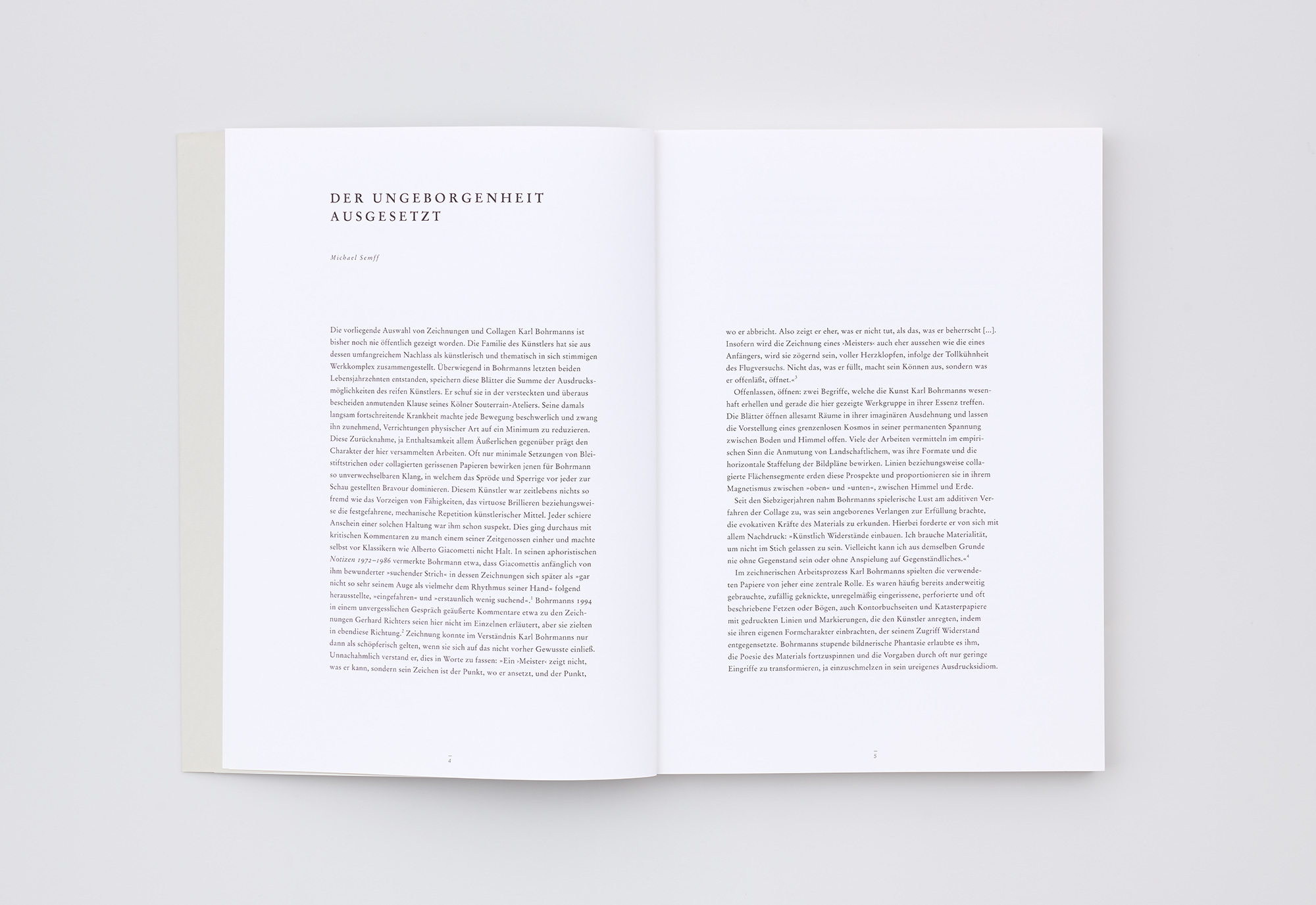 Karl Bohrmann In der Luft