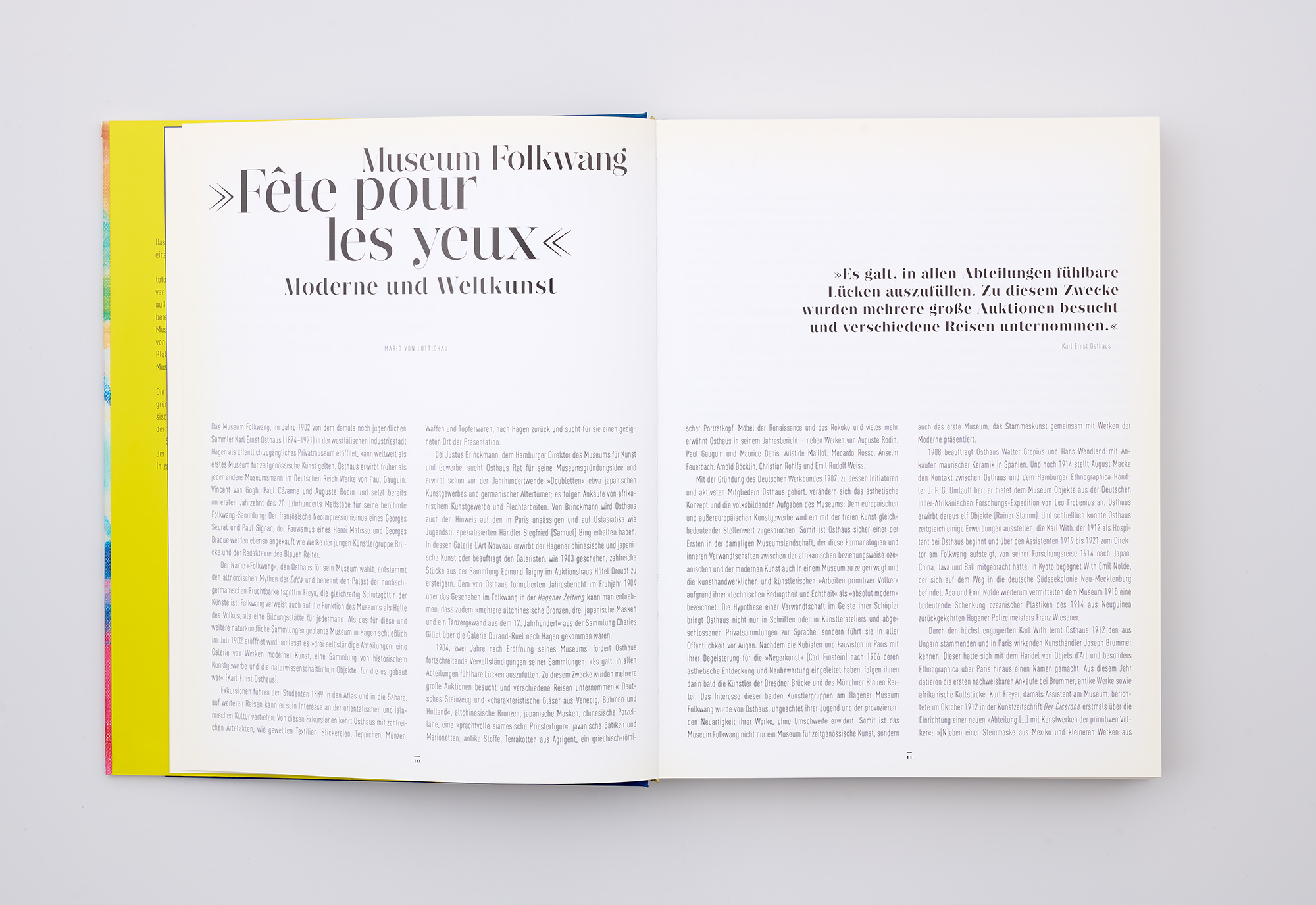 Museum Folkswang Meisterwerke der Sammlung Textseite