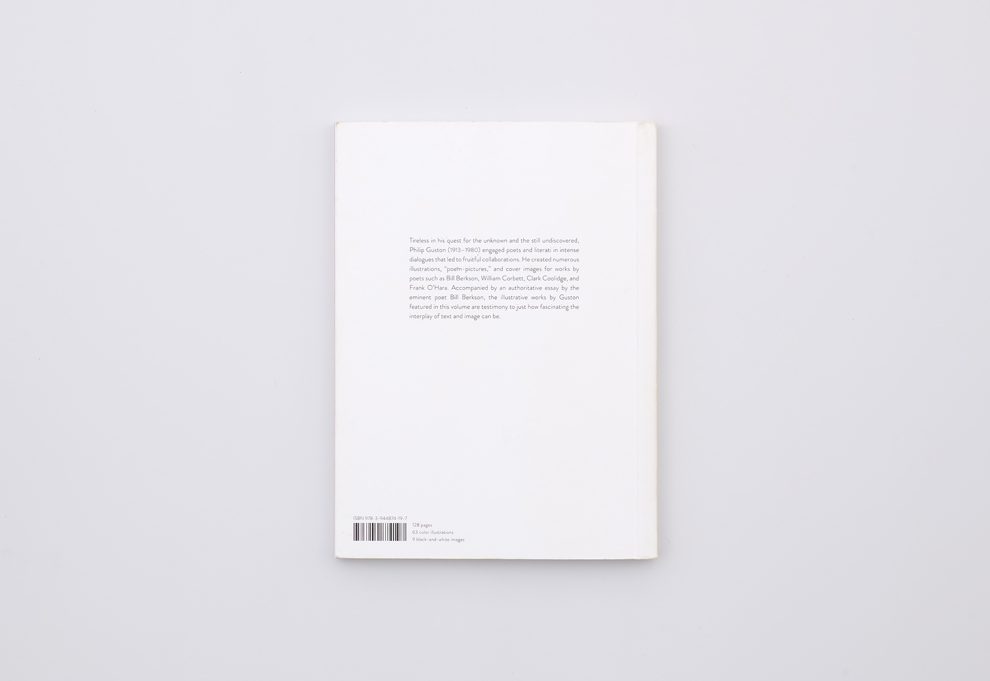 Philip Guston Drawing for Poets Cover hinten U2