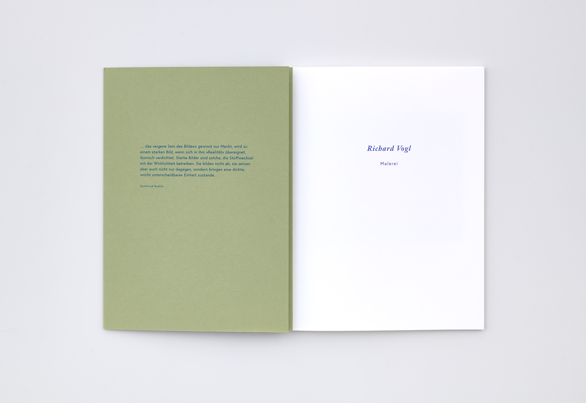 Richard Vogl Malerei und Zeichnungen 2010–2014
Titelei