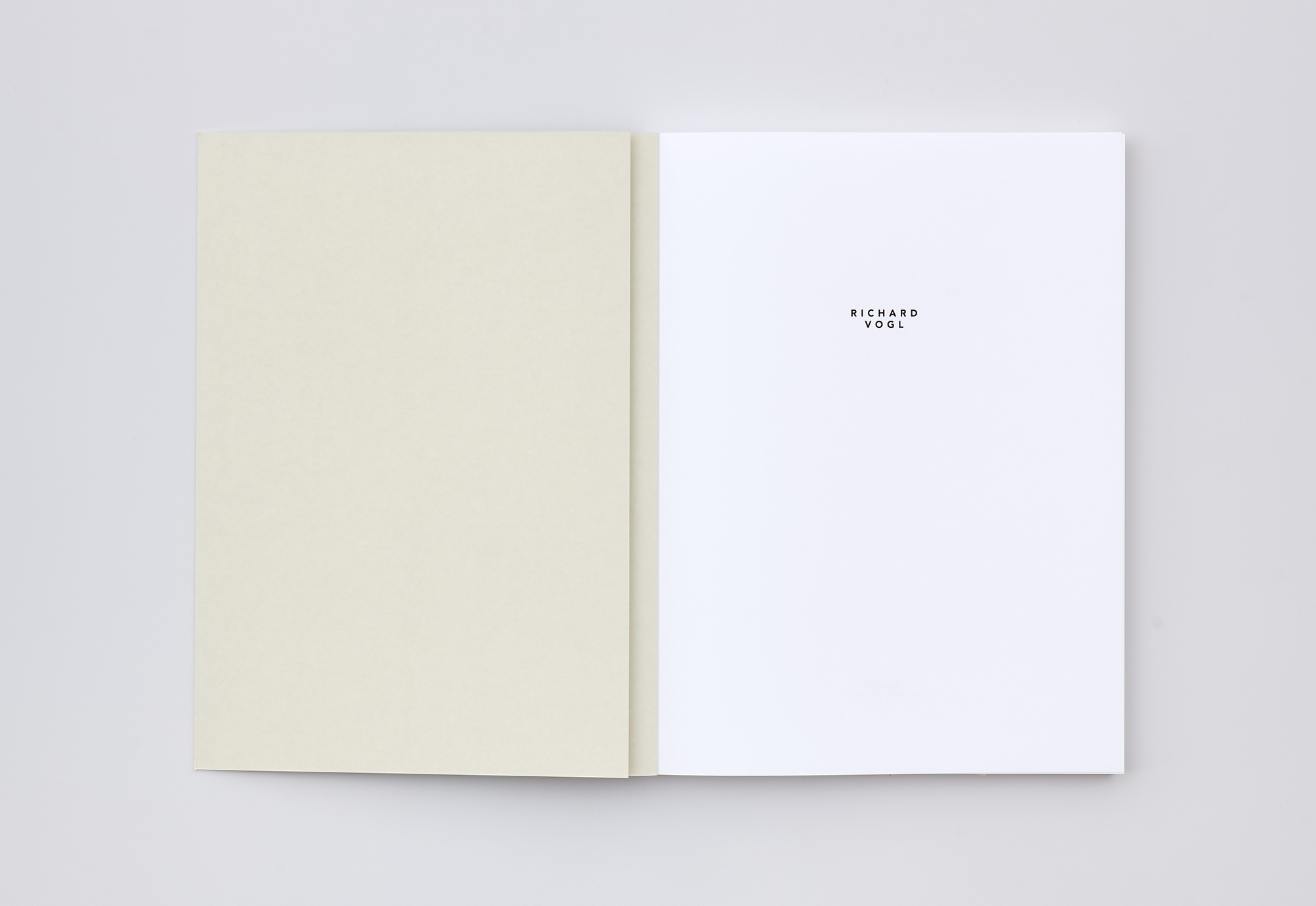 Richard Vogl Zeichnungen 1984–2017 Titelei