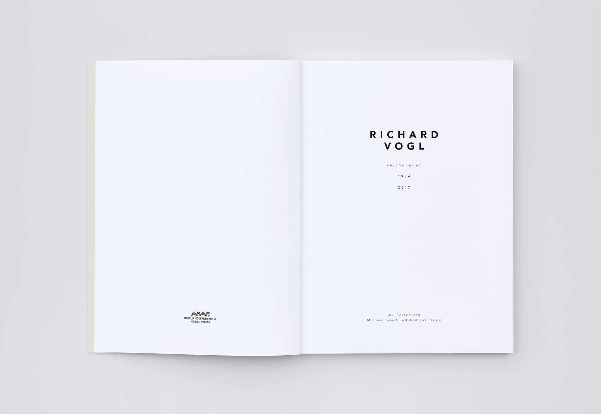 Richard Vogl Zeichnungen 1984–2017 Titelei