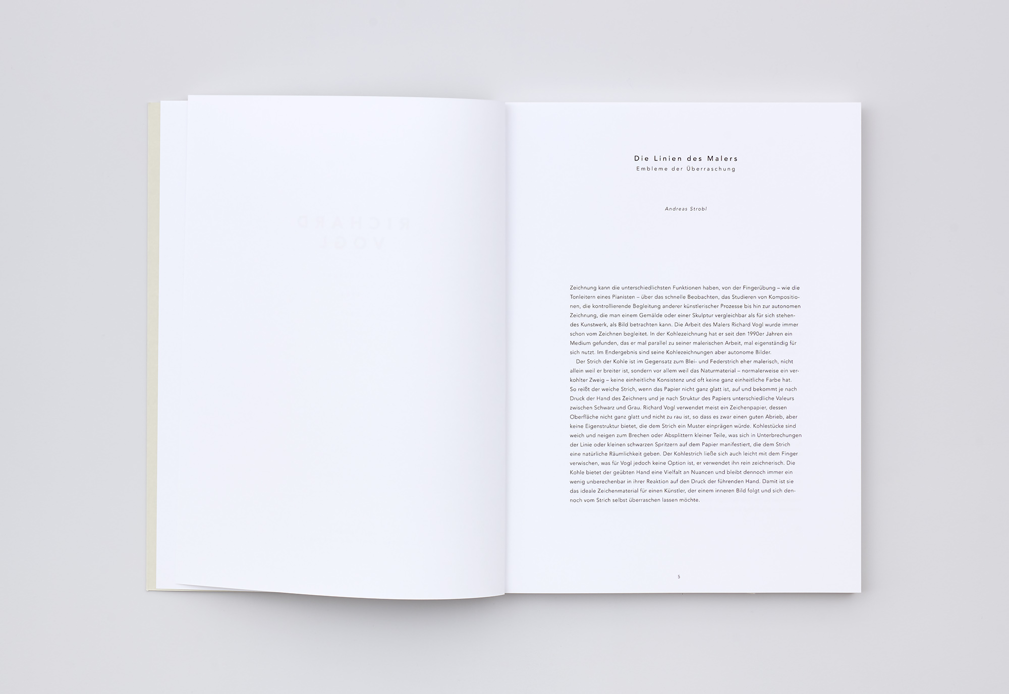 Richard Vogl Zeichnungen 1984–2017 Textseite