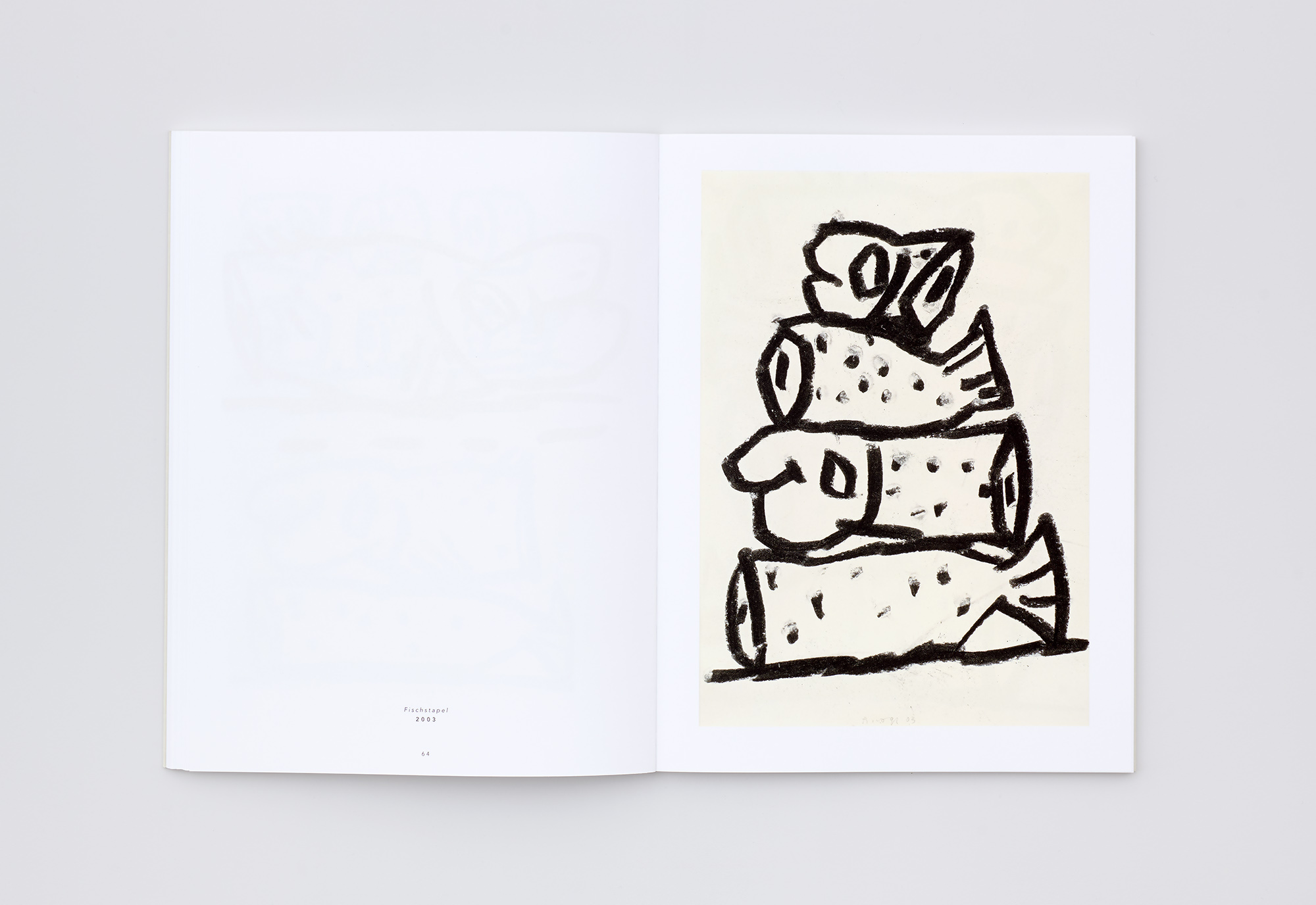 Richard Vogl Zeichnungen 1984–2017
Doppelseite Zeichnung