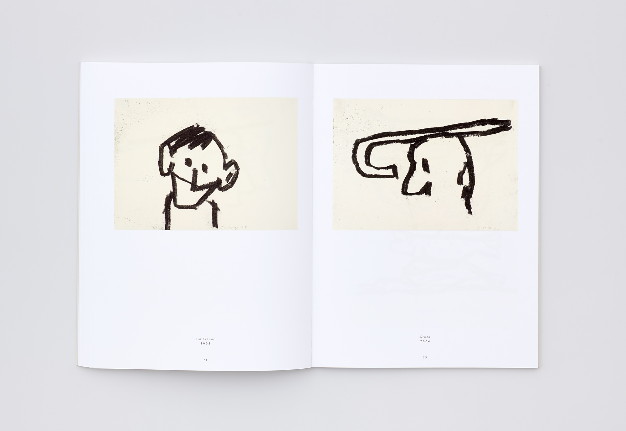 Richard Vogl Zeichnungen 1984–2017
Doppelseite Zeichnung