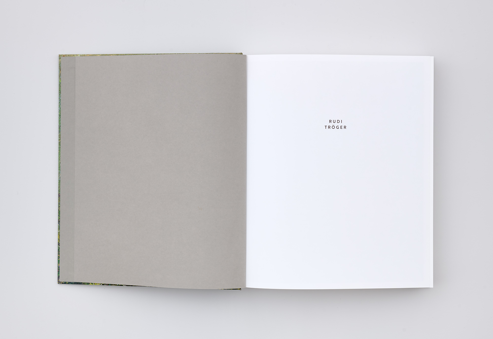 Rudi Tröger Malerei 1956–2018 Titelei