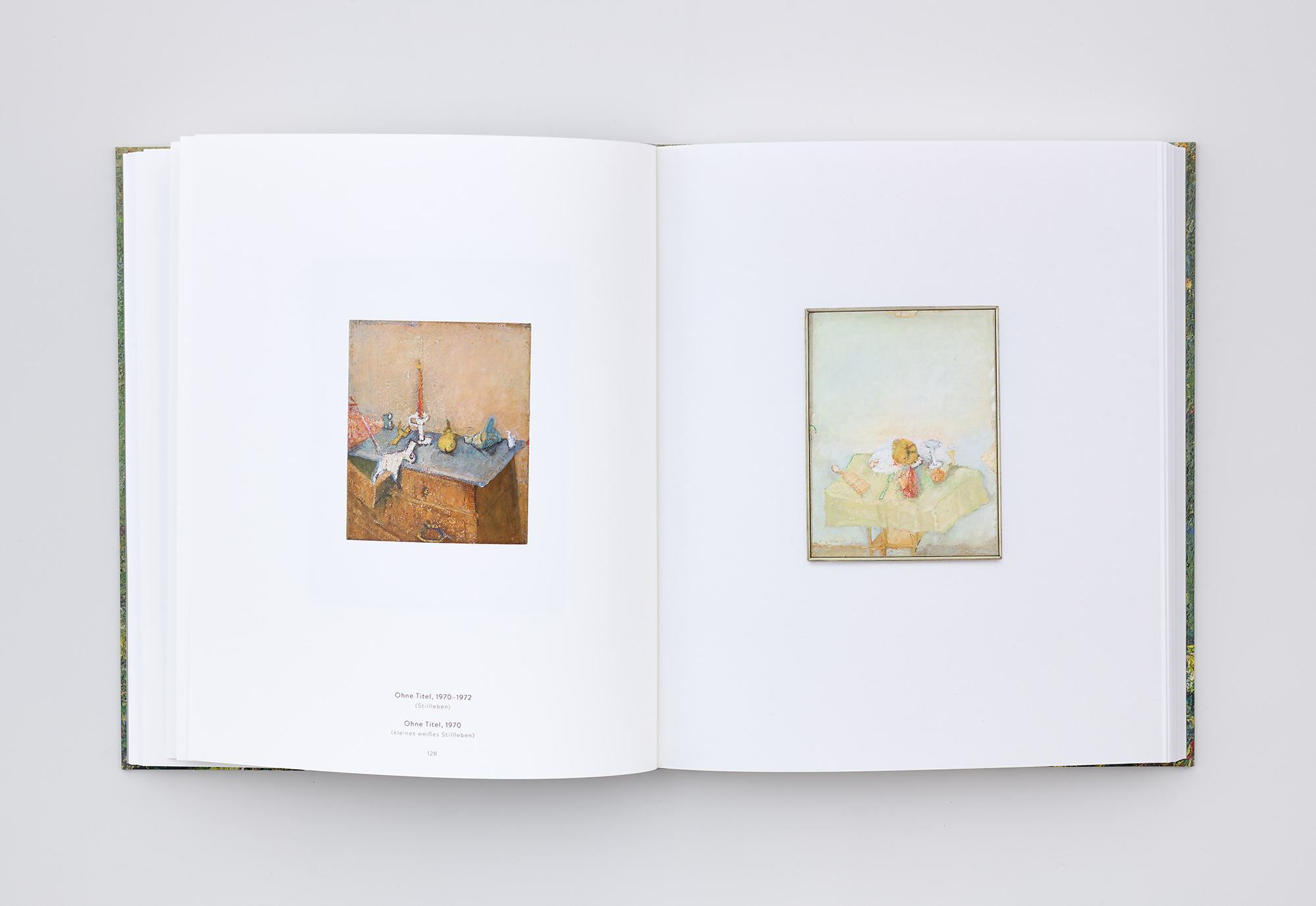 Rudi Tröger Malerei 1956–2018 2 klieine Bildformate Stillleben